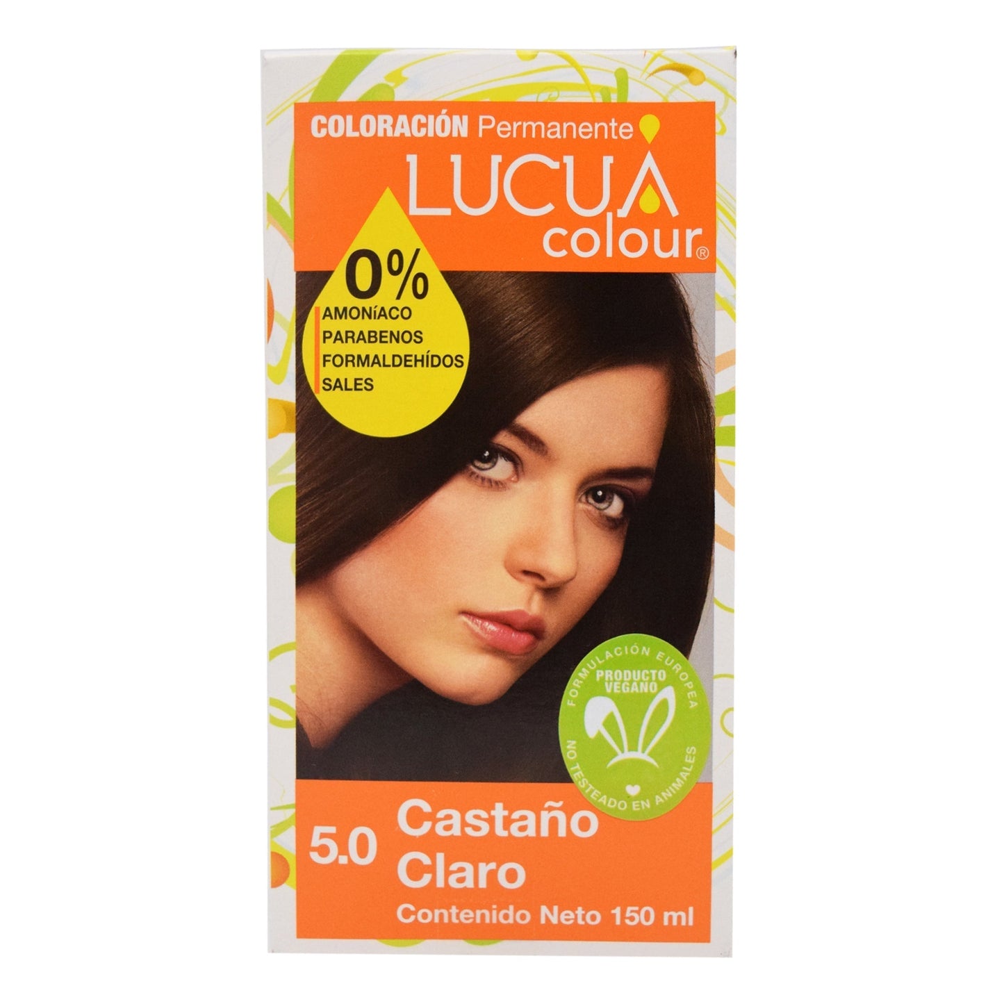 Tinte Castaí±o Claro 150 Mililitros (LUCUA COLOUR)