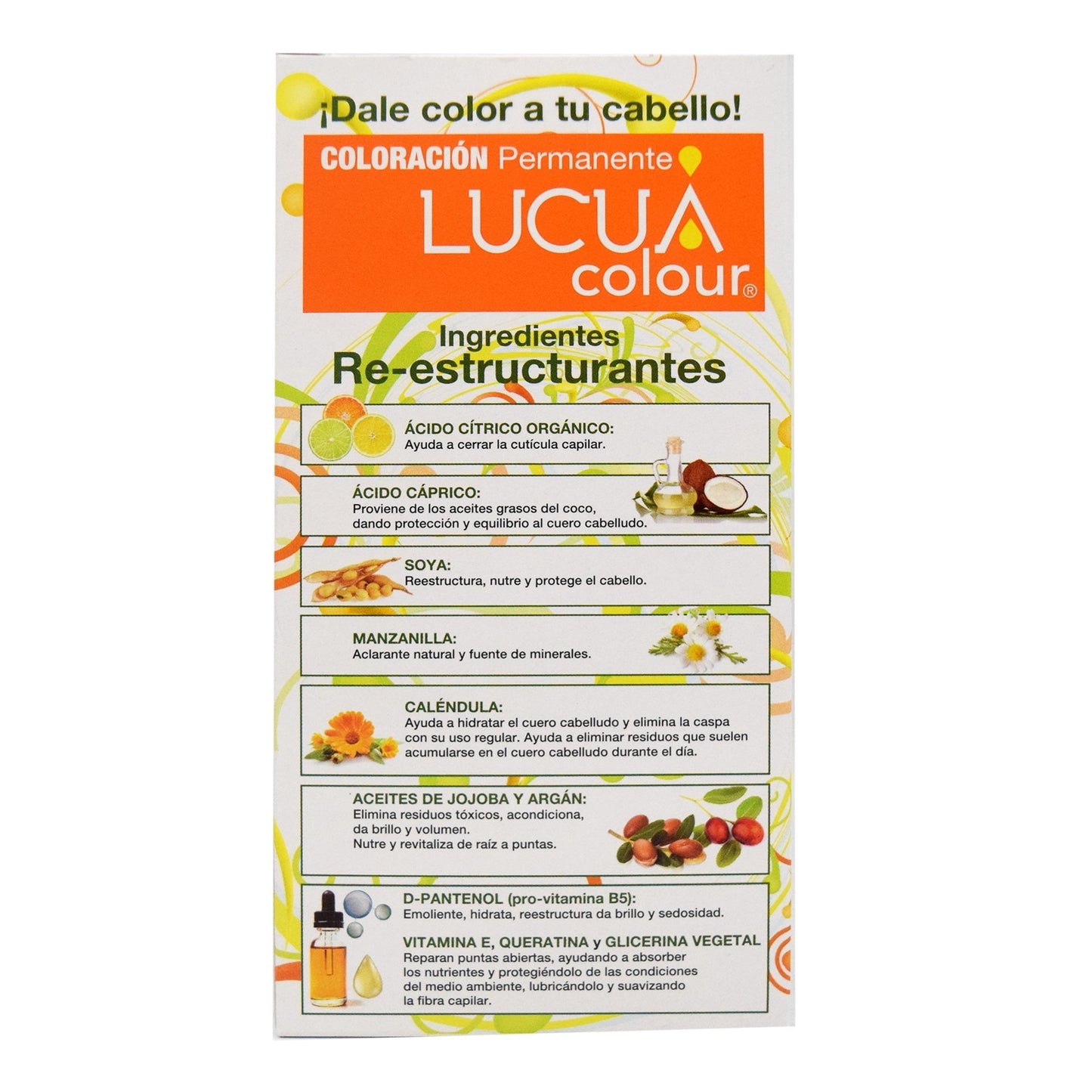 Tinte Castaí±o Claro 150 Mililitros (LUCUA COLOUR)