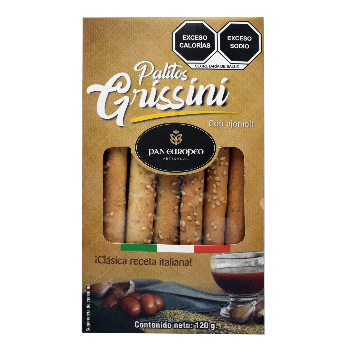 Palitos Con Ajonjoli 120 G (PAN EUROPEO)