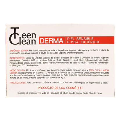 Jabon Derma 100 G (TEEN CLEAN)