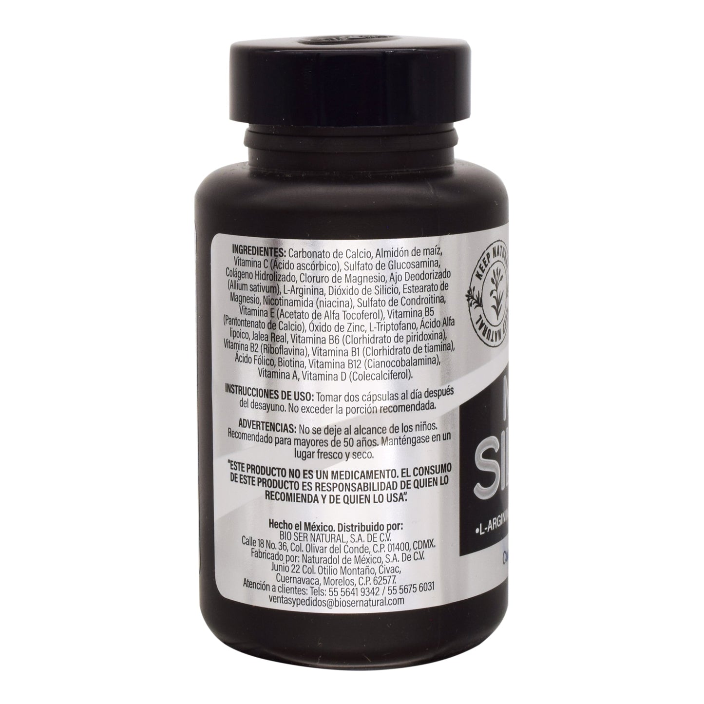 Men Silver 50 60 Cápsulas (PURE NUTRITION)