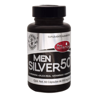 Men Silver 50 60 Cápsulas (PURE NUTRITION)