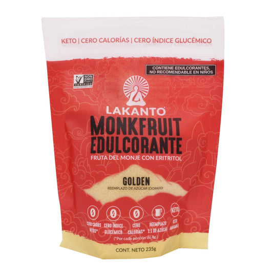Fruto Del Monje Eritritol Golden 235 G (LAKANTO)