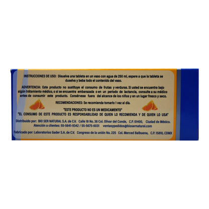Vitamina C Efervescente 10 Tabletas (PROGYL30)