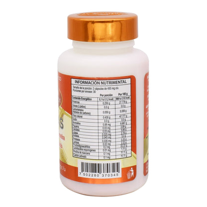 Bio Enzymas 60 Cápsulas (PURE NUTRITION)