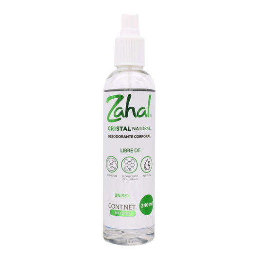Desodorante Cristal Spray 240 Mililitros (ZAHAL)