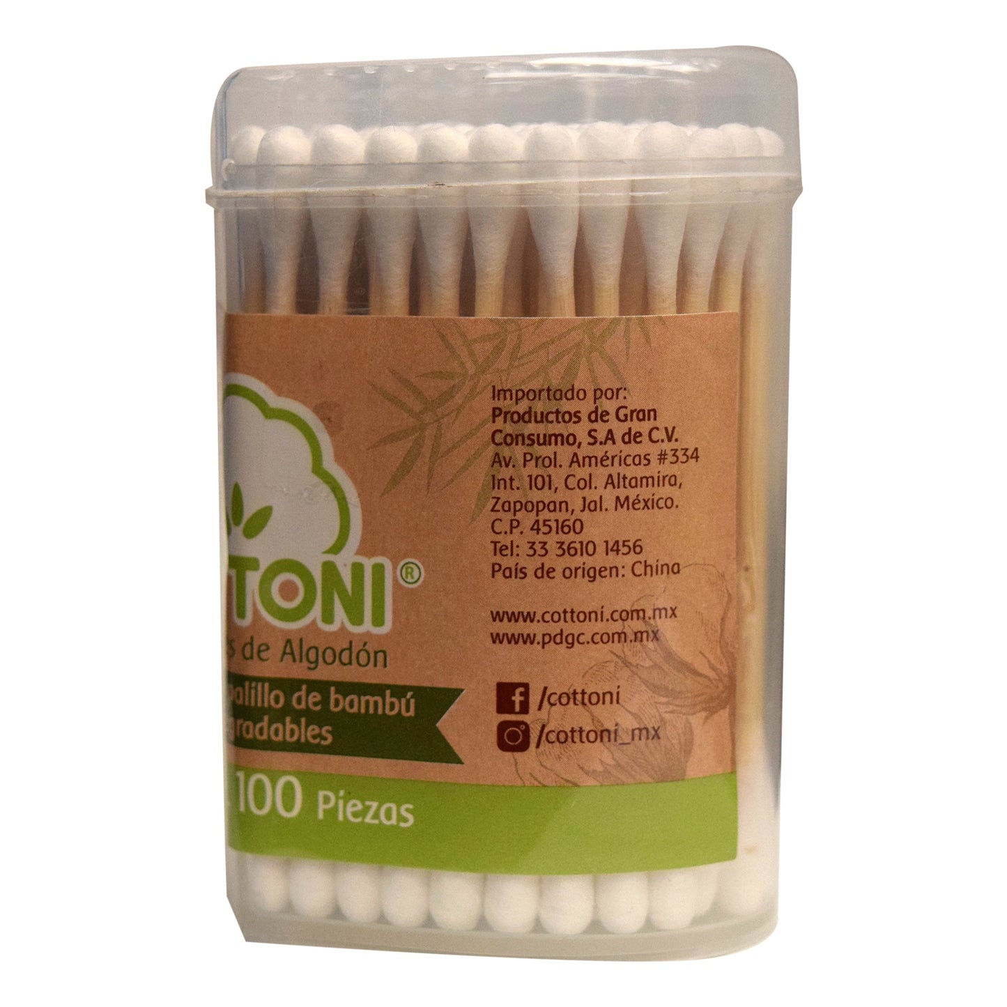 Aplicadores De Algodon 100 Pza (COTTONI)