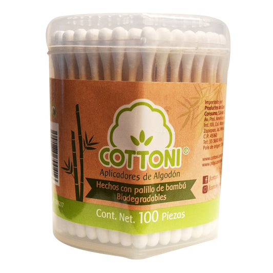 Aplicadores De Algodon 100 Pza (COTTONI)