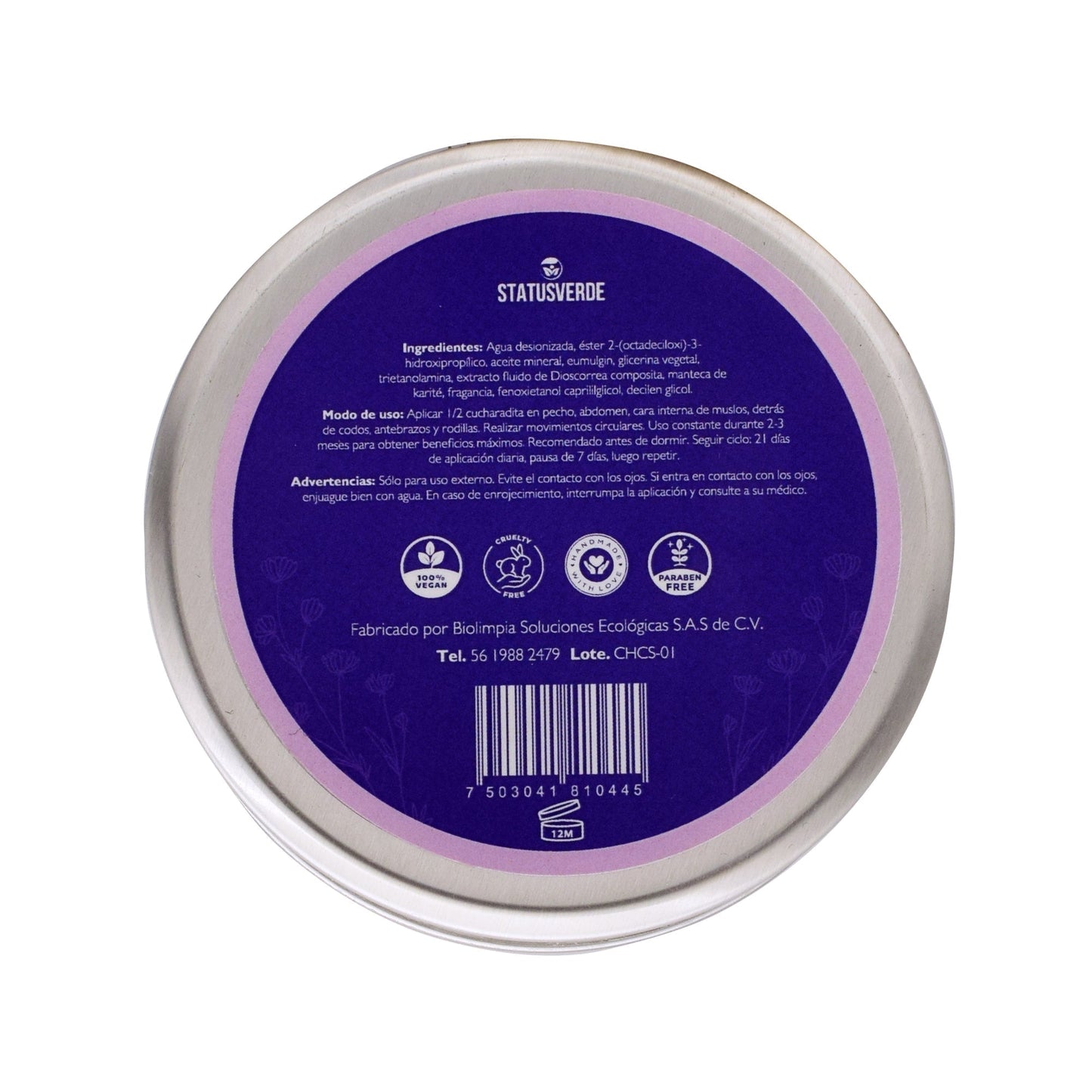 Crema De Camote Silvestre 200 G (STATUS VERDE)