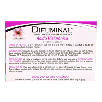 Jabon Esponja De Acido Hialuronico 100 G (DIFUMINAL)