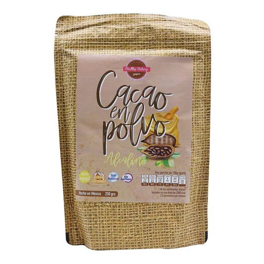 Cacao En Polvo Alcalino 250 G (HEALTHY BAKERY)