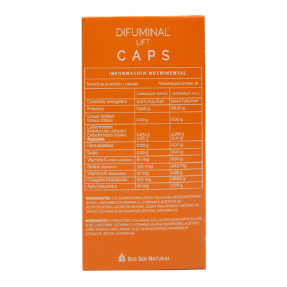 Colageno Hidrolizado Y Acido Hialuronico 30 Cápsulas (KEEP NATURAL)