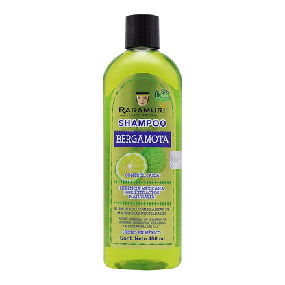 Shampoo Bergamota 400 Mililitros (RARAMURI)