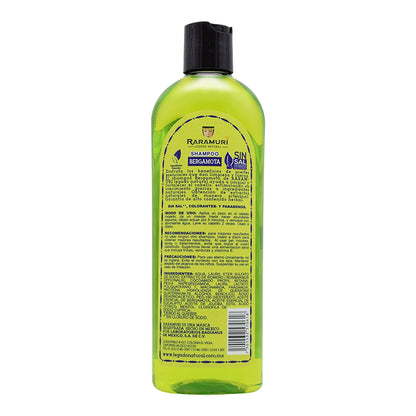 Shampoo Bergamota 400 Mililitros (RARAMURI)