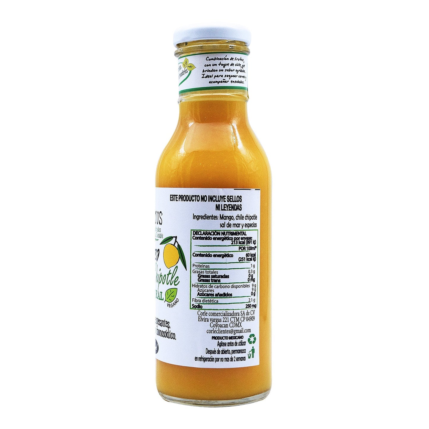 Aderezo Agridulce Sab Mango 355 Mililitros (BIOLICIOUS)