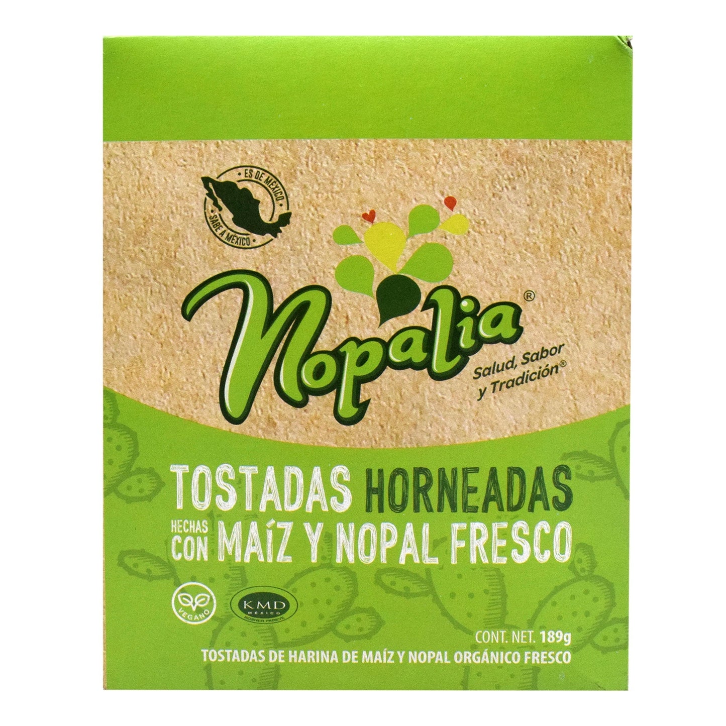 Tostada De Nopal Horneada 189 G (NOPALIA)