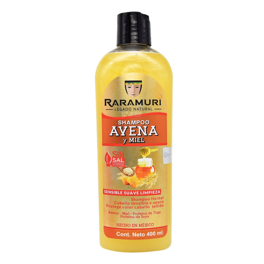 Shampoo Avena Y Miel 400 Mililitros (RARAMURI)