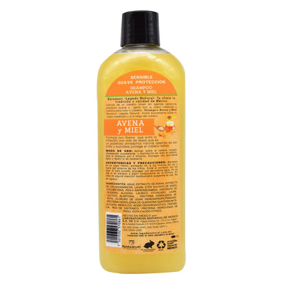 Shampoo Avena Y Miel 400 Mililitros (RARAMURI)