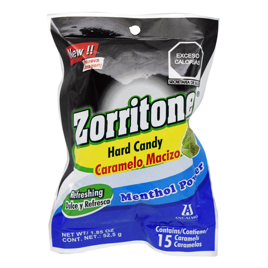 Caramelo Zorritone Menthol Power 15 Caramelos Bolsa (ANCALMO)