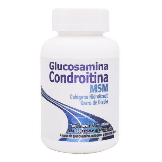 Glucosamina Msm Garra Diablo 860 Miligramos 150Tabletas (DOS MUNDOS)