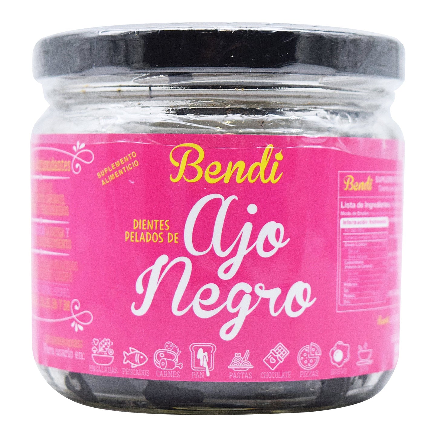 Ajo Negro Dientes Pelados 170 G (BENDI)