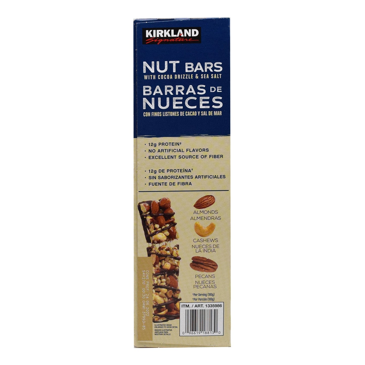 Barra De Nueces 40 G (Caja 24) (KIRKLAND)