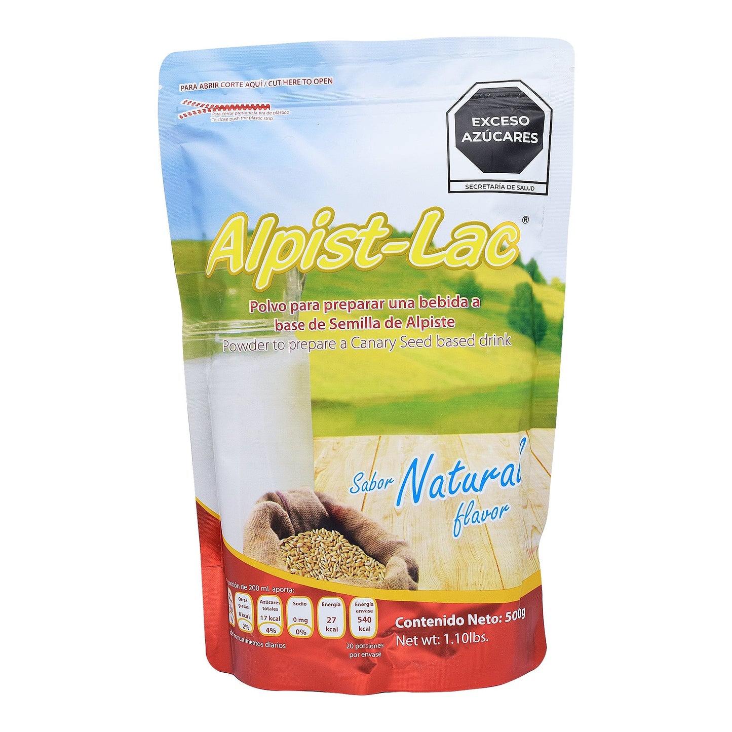 Bebida De Soya De Alpiste 500 G (GREENSIDE)