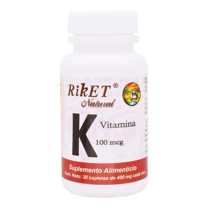 Vitamina K 30 Cápsulas (RIKET NATURAL)
