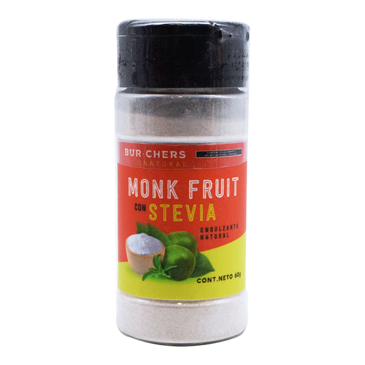 Monk Fruit Con Stevia 60 G (BURCHERS)