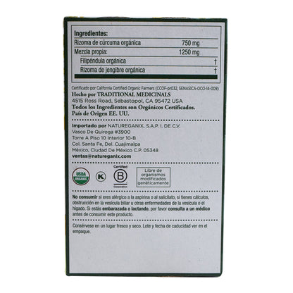 Te De Curcuma Filipendula Y Jengibre  24 G (TRADITIONAL MEDICINA)