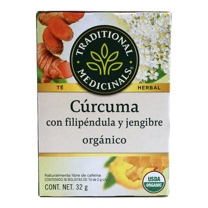 Te De Curcuma Filipendula Y Jengibre  24 G (TRADITIONAL MEDICINA)