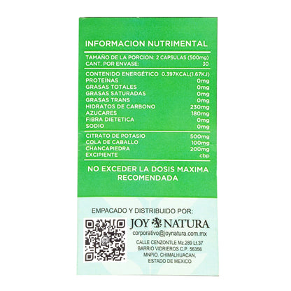 Citrato De Potasio Rn 60 Cápsulas (JOY NATURA)