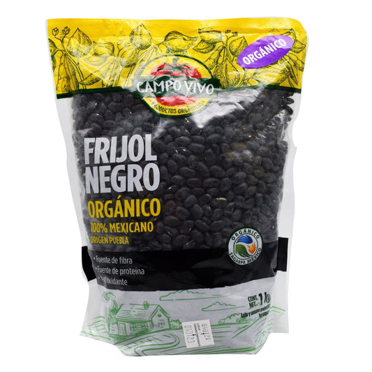 Frijol Negro Organico 1 Kg (CAMPO VIVO)