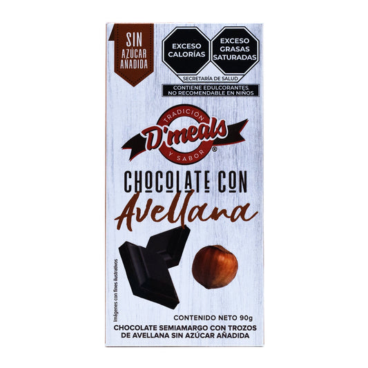 Chocolate Con Leche Y Avellanas 90 G (D MEALS)