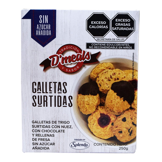 Galleta Surtidas Sin Azucar 250 G (D MEALS)