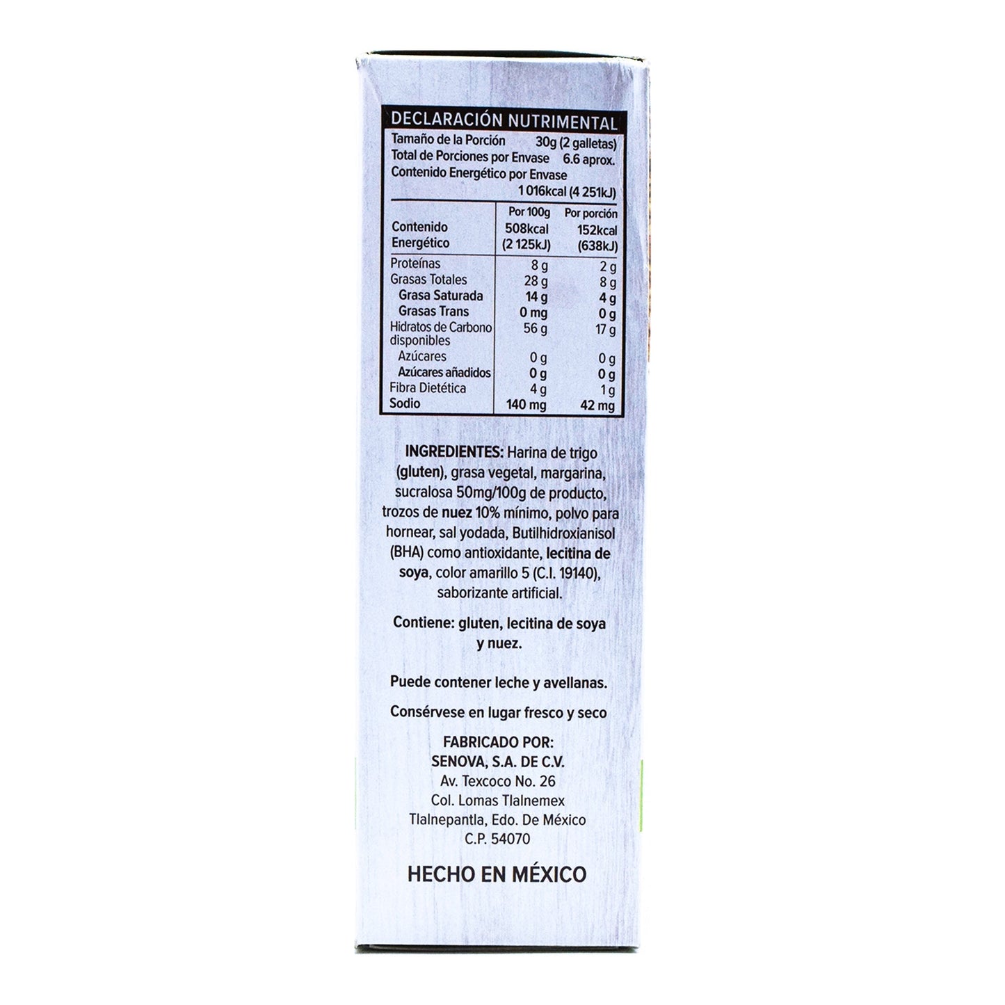 Galleta Con Nuez 200 G (D MEALS)