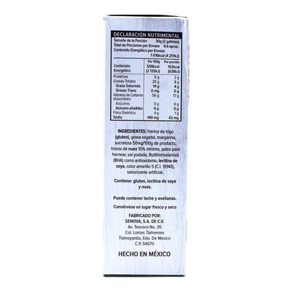 Galleta Con Nuez 200 G (D MEALS)