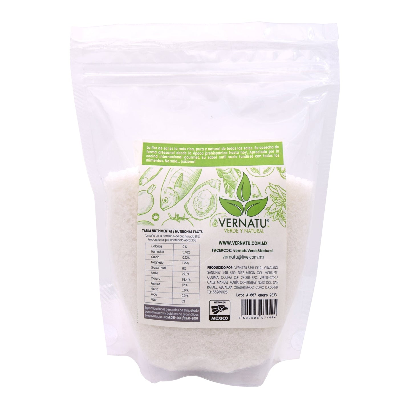 Flor De Sal 454 G (VERNATU)