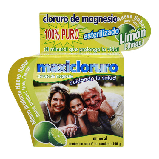 Cloruro De Magnesio Sabor Limon 100 G (MAXICLORURO)