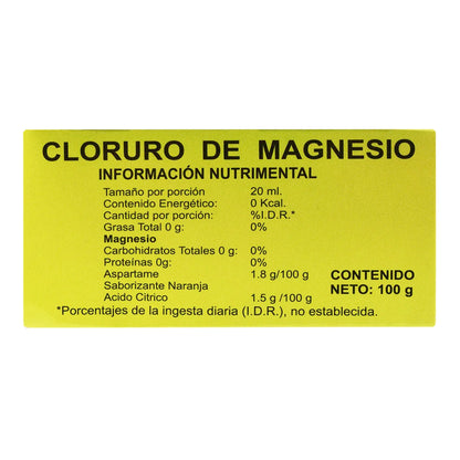 Cloruro De Magnesio Sabor Naranja 100 G (MAXICLORURO)