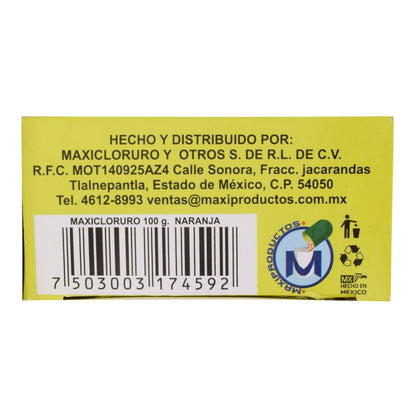 Cloruro De Magnesio Sabor Naranja 100 G (MAXICLORURO)