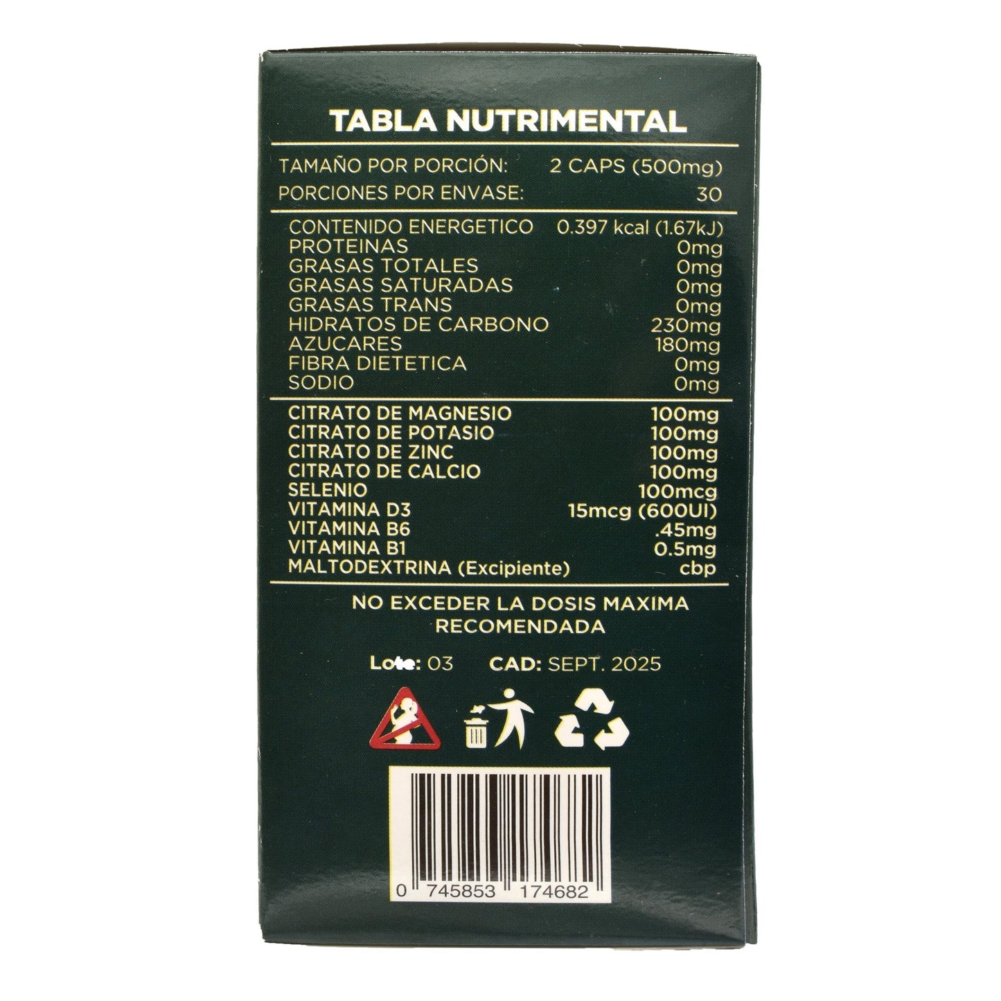 Multicitratos 60 Cápsulas (JOY NATURA)