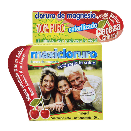Cloruro De Magnesio Sabor Cereza 100 G (MAXICLORURO)
