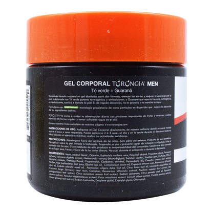 Gel Corporal Te Verde Y Guarana  Torongia 475 G (TORONGIA MEN)