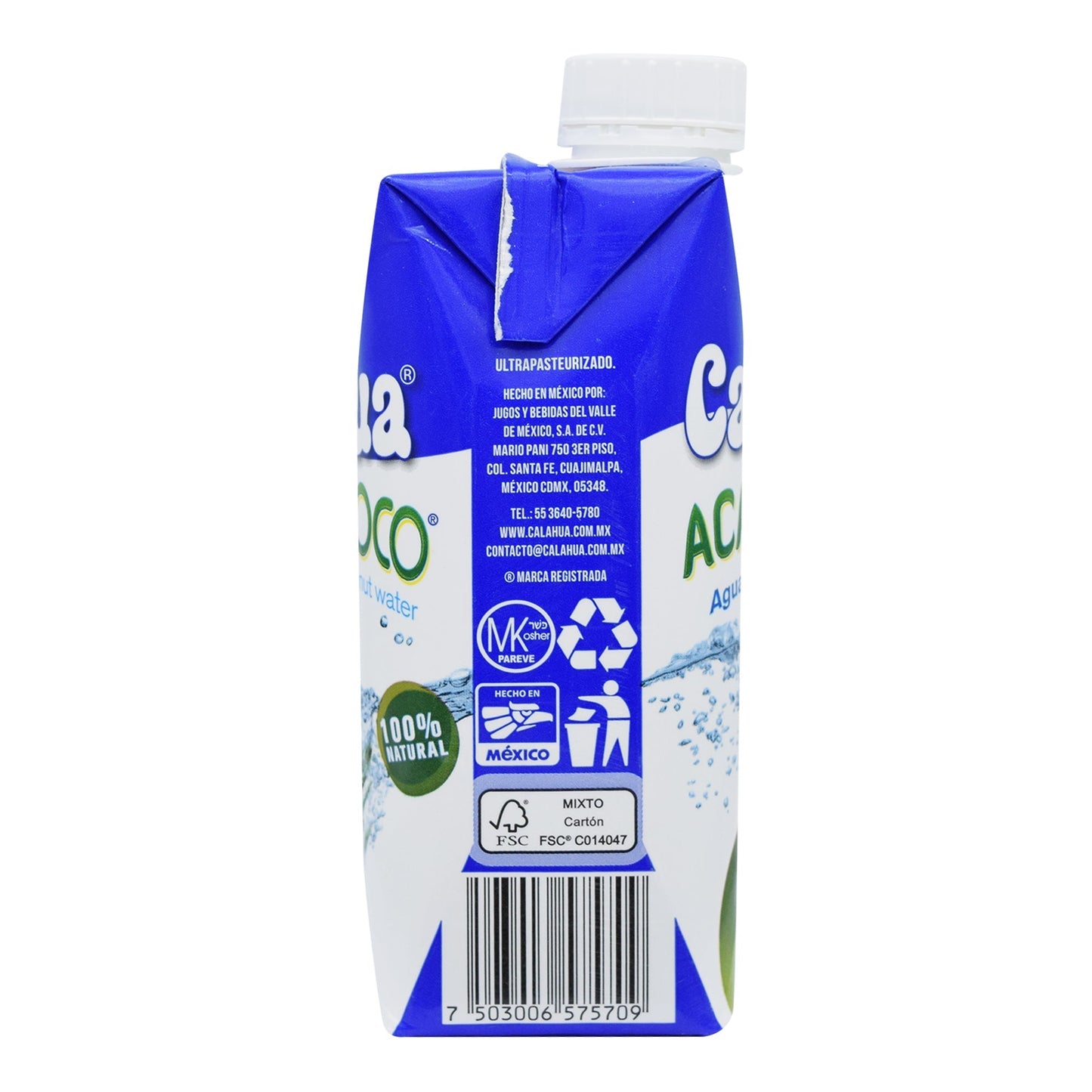 Agua De Coco Natural 330 Mililitros (ACAPULCOCO)