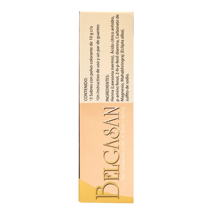 Tinte Henna Rojo Vino H7 3 Sob (BELGASAN)