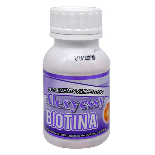 Biotina B7 200 Cápsulas (ALEXYESSY NATURAL)