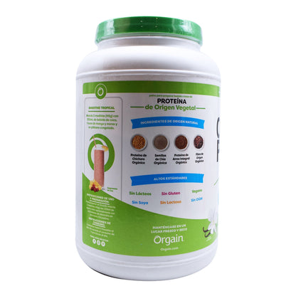 Proteina Vegetal  Vainilla Organica 1.2 Kg (ORGAIN)
