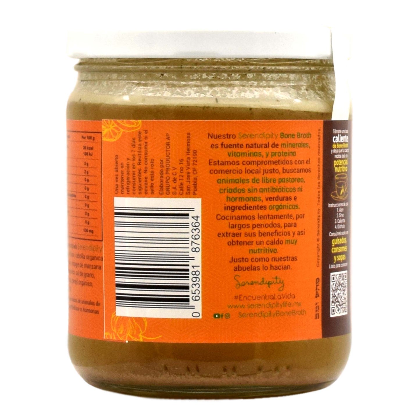 Caldo de Huesos de Pavo 400 ml SERENDIPITY – Nutrición natural para articulaciones