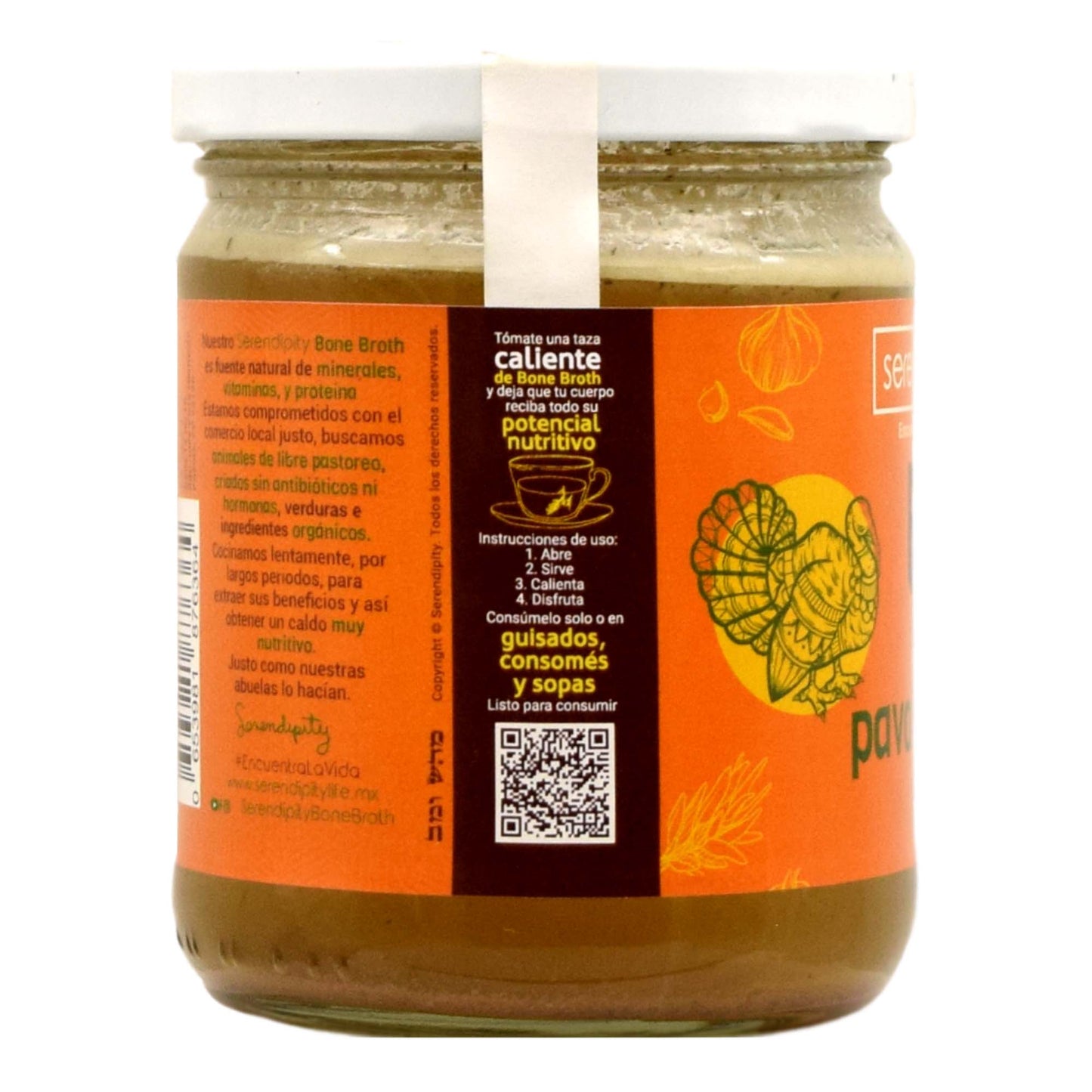 Caldo de Huesos de Pavo 400 ml SERENDIPITY – Nutrición natural para articulaciones